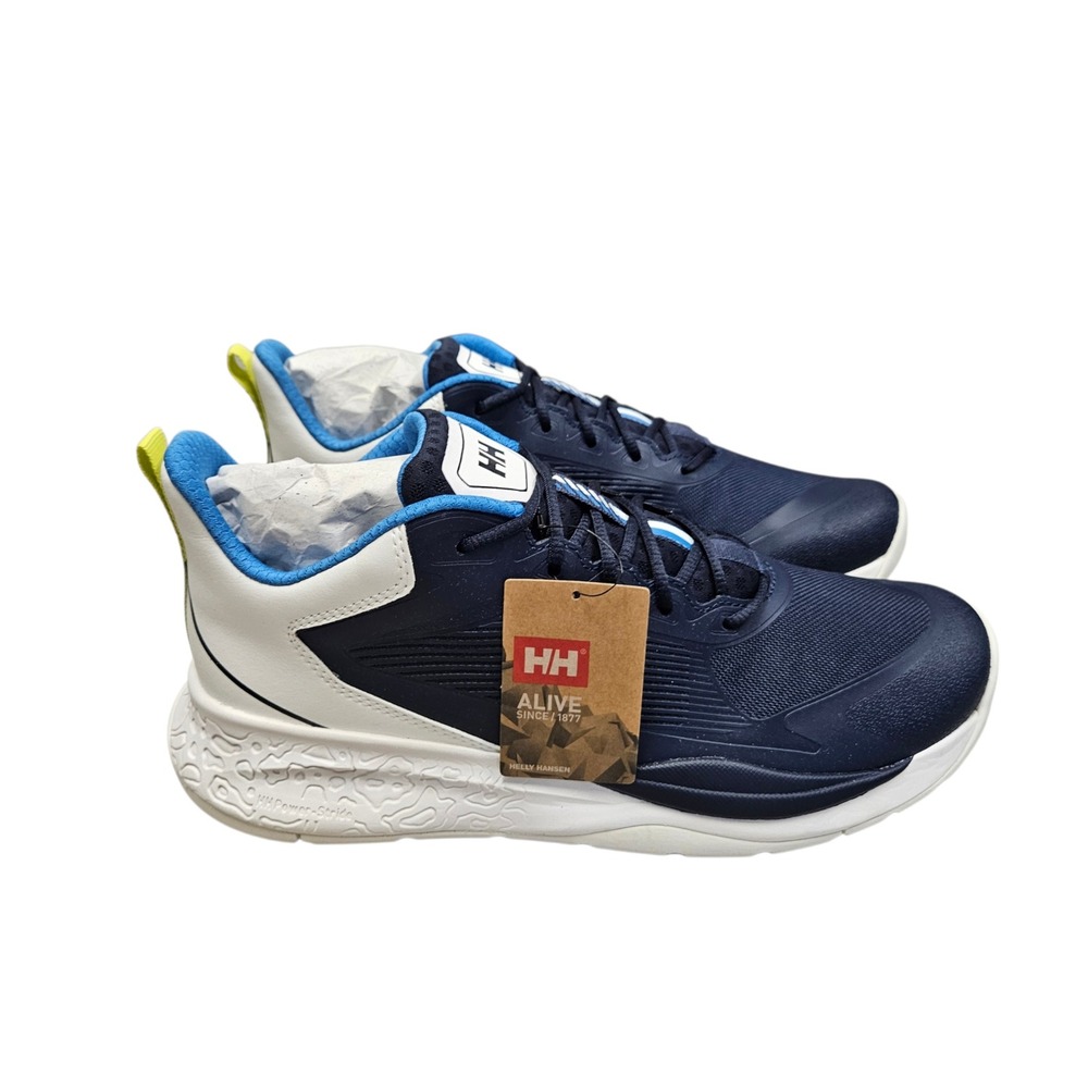 Helly Hansen Foil AC-37 Low Sneakers‎ Womens 9.5 Navy Blue White Athletic Shoes